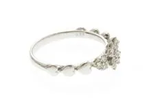 JEWELRY 　ノンブランドジュエリー　K18ホワイトゴールド　ダイヤモンド0.28ct　11号　約3.3g【430】2147200536958