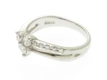 JEWELRY　ノンブランドジュエリー　K18ホワイトゴールド　ダイヤモンド0.50ct　12号　約4.7g【430】2144000162448