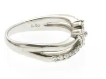 JEWELRY　ノンブランドジュエリー　K18ホワイトゴールド　ダイヤモンド0.50ct　12号　約4.7g【430】2144000162448
