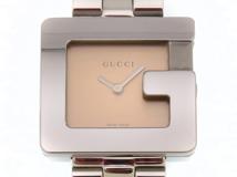GUCCI　グッチ　3600L　Gウォッチ　ステンレススチール　オレンジ文字盤　クオーツ　レディース時計　2148103914898【207】