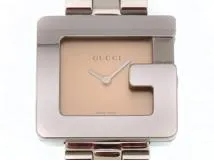 GUCCI グッチ 3600L Gウォッチ ステンレススチール オレンジ文字
