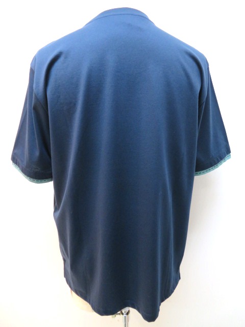 HERMES エルメス Tシャツ メンズ M ネイビー コットン （2148103467356