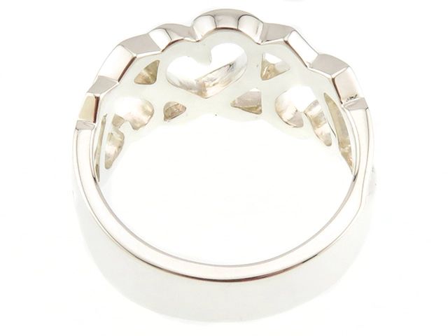 Tiffany ティファニー トリプルラヴィングハートリング シルバー 約4.2g 8.5号 2148103914652【207】