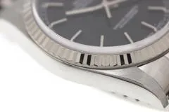 T番1998年並行品 ROLEX ロレックス 腕時計 デイトジャスト36 16234 トリチウム ブラックバー文字盤 K18ホワイトゴールド/ステンレス ジュビリー 自動巻き【472】SJ