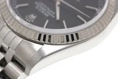 T番1998年並行品 ROLEX ロレックス 腕時計 デイトジャスト36 16234 トリチウム ブラックバー文字盤 K18ホワイトゴールド/ステンレス ジュビリー 自動巻き【472】SJ