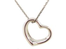 Tiffany　ティファニー　オープンハートネックレス　シルバー　約2.3g　2148103914799【207】