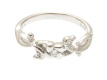 MIKIMOTO PERLITA　ミキモト ペルリータ　K18ホワイトゴールド　ダイヤモンド0.03ct　5号　約2.1g【430】2141100598061
