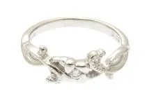 MIKIMOTO PERLITA　ミキモト ペルリータ　K18ホワイトゴールド　ダイヤモンド0.03ct　5号　約2.1g【430】2141100598061