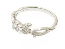 MIKIMOTO PERLITA　ミキモト ペルリータ　K18ホワイトゴールド　ダイヤモンド0.03ct　5号　約2.1g【430】2141100598061