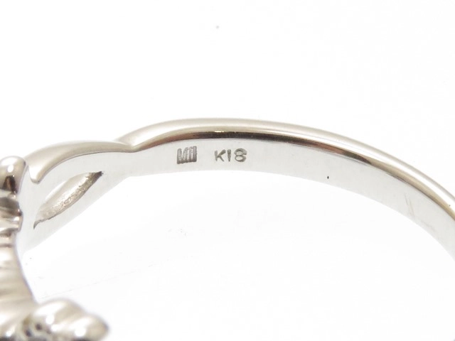 MIKIMOTO PERLITA　ミキモト ペルリータ　K18ホワイトゴールド　ダイヤモンド0.03ct　5号　約2.1g【430】2141100598061