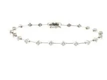 JEWELRY　ノンブランドジュエリー　K18Wホワイトゴールドゴールド　ダイヤモンド1.00ct　約6.1g【430】2120000311260
