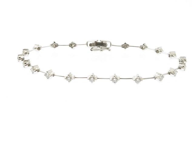 JEWELRY　ノンブランドジュエリー　K18Wホワイトゴールドゴールド　ダイヤモンド1.00ct　約6.1g【430】2120000311260