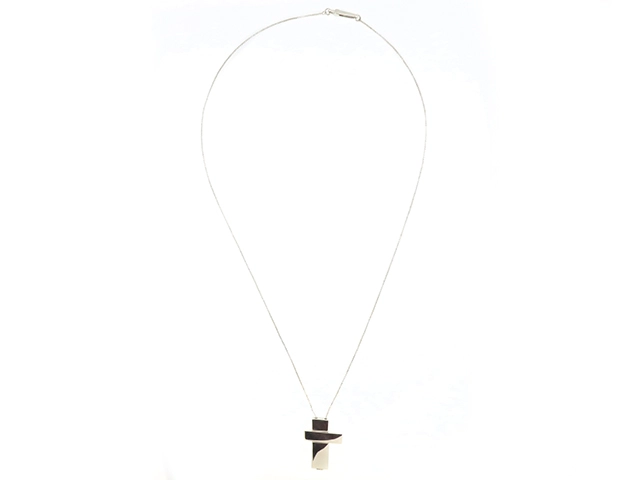 GUCCI　グッチ　ネックレス　セパレートクロスロングネックレス　シルバー　約17.3g　2148103914379【432】