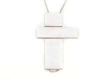 GUCCI　グッチ　ネックレス　セパレートクロスロングネックレス　シルバー　約17.3g　2148103914379【207】