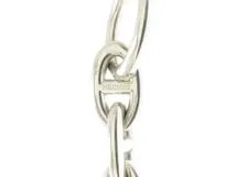 HERMES  エルメス 貴金属・ジュエリー シェーヌダンクルブレスレット MMサイズ  シルバー  51.4g 2143000718105【430】
