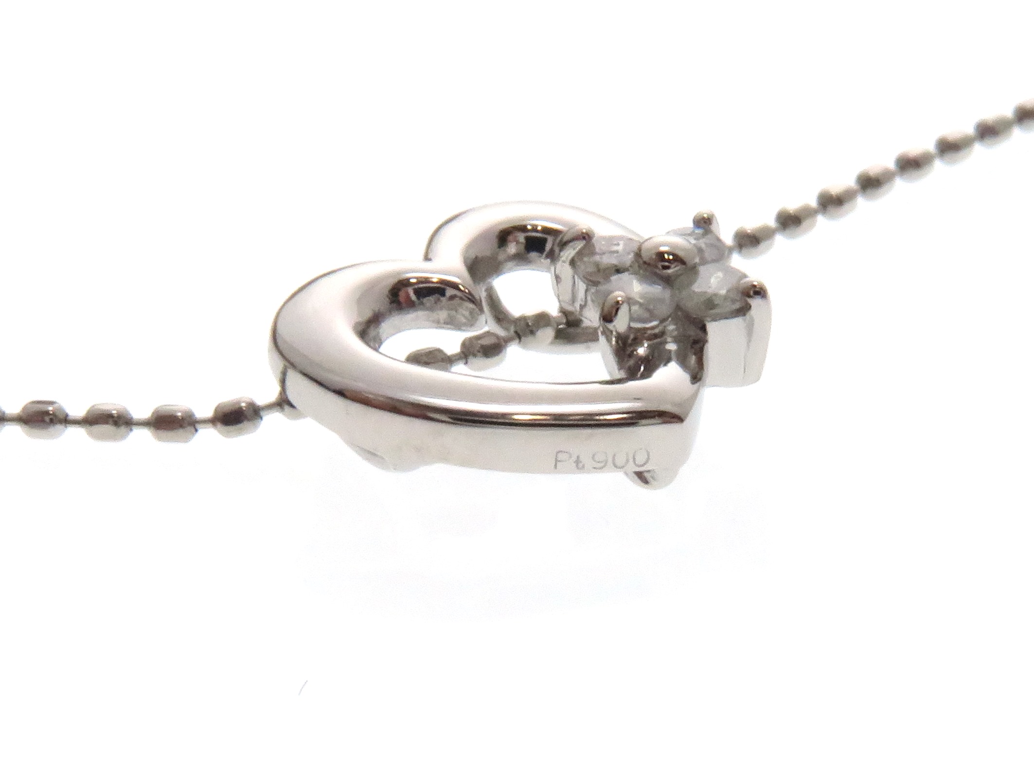 JEWELRY 貴金属・宝石 ネックレス ハート PT850 PT900 プラチナ