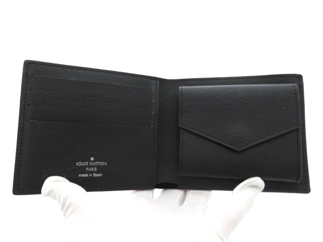 ルイヴィトン エピ ノワール ポルトフォイユ マルコ ブラック M62289 LOUIS VUITTON ルイヴィトン 財布 ポルトフォイユ・ロックミニ