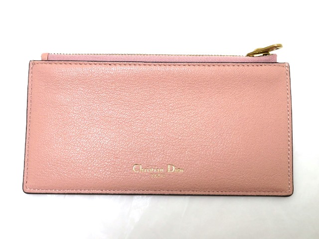 Dior ディオール 財布 サドルチェーンウォレット ピンク