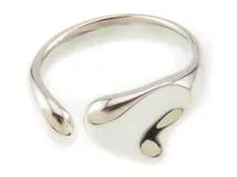 Tiffany ティファニー フルハートリング シルバー 約4.5g 12号