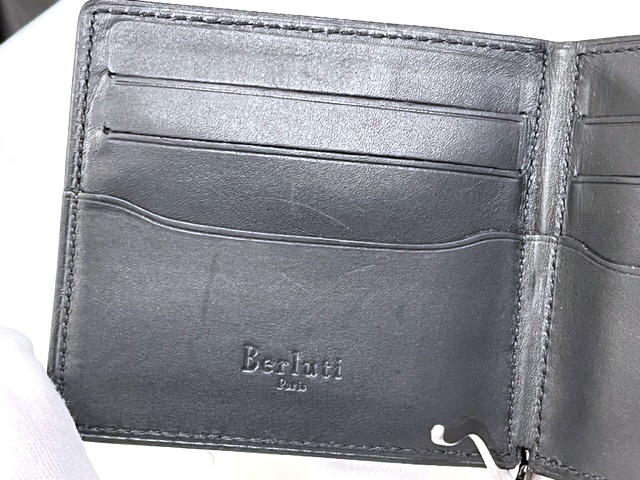 Berluti ベルルッティ スクリットカリグラフィ マネークリップ 二