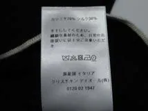 DIOR　ディオール　Bee刺繍フリルニット　レディース34　ブラック　カシミヤ　314S50AM102　2143200622363　【432】