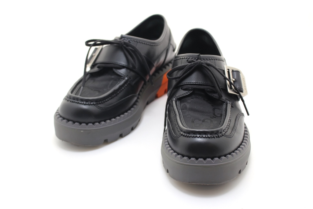 GUCCI グッチ 靴 シングルモンクローファー メンズ7ハーフ（約