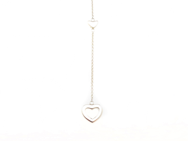 ★専用★【ティファニー】リンク　ハート　ラリアット　ペンダント　1374 TIFFANY&Co. ティファニー ハートリンク ラリアット ネックレス