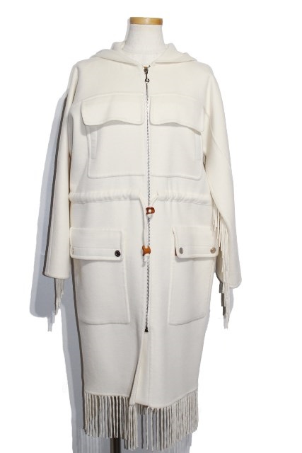 【エルメス】 アイボリー ロングコート HERMES（ロングコート）のフリマアイテム一覧