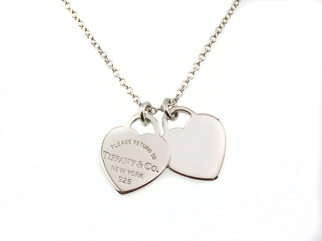 Tiffany ティファニー リターントゥ ダブルハートタグ ネックレス 925 リターン トゥ ティファニー™ ティファニー ブルー ダブル