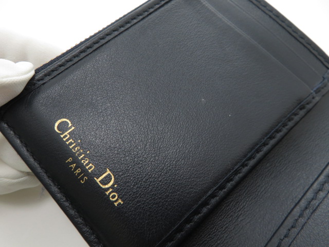 Dior ディオール 三つ折り財布 サドル ロータスウォレット オブリーク 