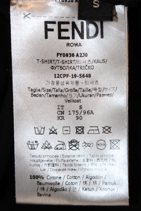 FENDI フェンディ トップス クルーネックTシャツ 12CPC-19-5648 メンズ