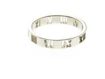 TIFFANY＆CO ティファニー アトラスナローリング シルバー 12号