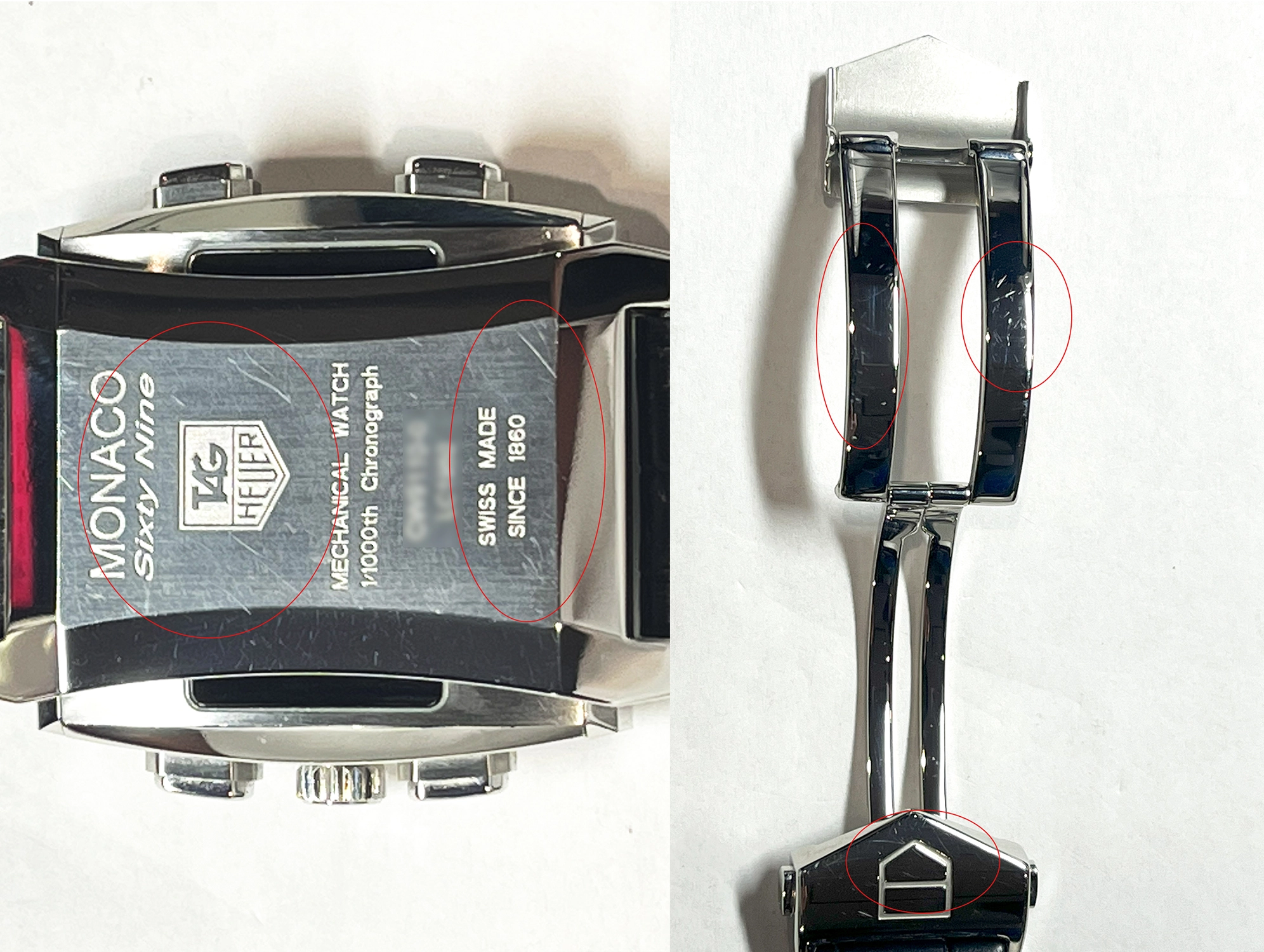 TAG HEUER　タグ・ホイヤー　手巻き　デジタル　ステンレススチール　クロコダイル　ブラック　【432】