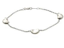 TIFFANY＆CO　ティファニー　3ビーンブレスレット　シルバー　約7.6g【430】2148103835131