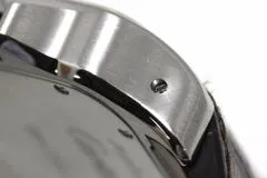 Cartier カルティエ 腕時計 サントス100 LM W20077X7 K18イエローゴールド/スティール/アリゲーターベルト シルバー文字盤 自動巻き【472】SJ