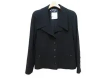 CHANEL テーラードジャケット ブラック 38 CHANEL シャネル テーラードジャケット レディース38 ブラック