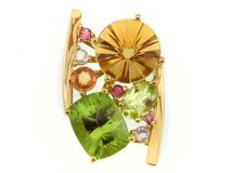 JEWELRY　ジュエリー　トップ　K18　マルチ　約4.5g　2146000434594【207】