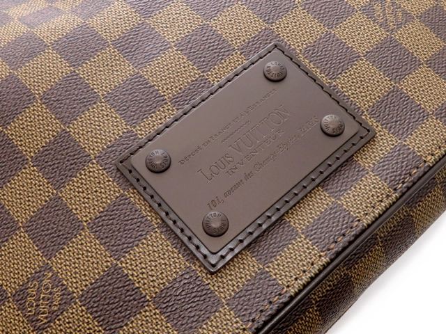 LOUIS VUITTON ルイヴィトン ダミエ ブルックリン MM ブラウン N51211　2148103676369【437】