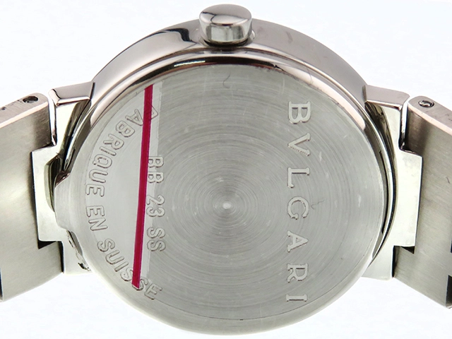 BVLGARI ブルガリ　ブルガリブルガリ　BB23SS　ステンレススチール　ブラック文字盤　クオーツ　レディース時計　2148103888915【207】