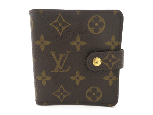 LOUIS VUITTON ルイヴィトン コンパクト・ジップ 二つ折り財布
