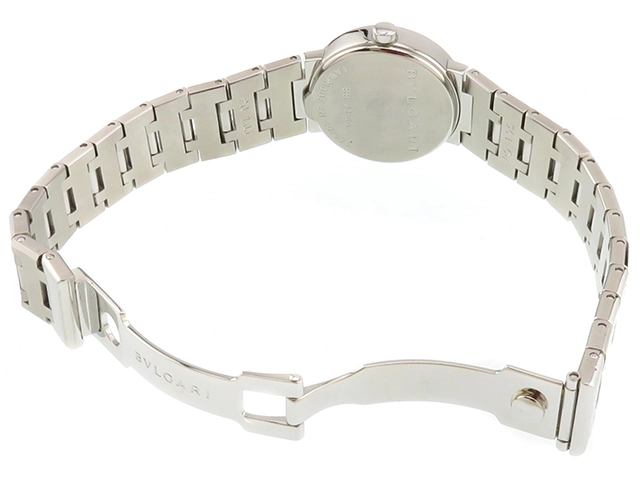 BVLGARI ブルガリ　ブルガリブルガリ　BB23SS　ステンレススチール　ブラック文字盤　クオーツ　レディース時計　2143100509566【207】