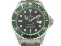 [ Z番 ] ROLEX ロレックス 腕時計 メンズ 男性用 サブマリーナー(サブマリーナ) 16610LV ブラック文字盤 グリーンベゼル ステンレススチール【430】