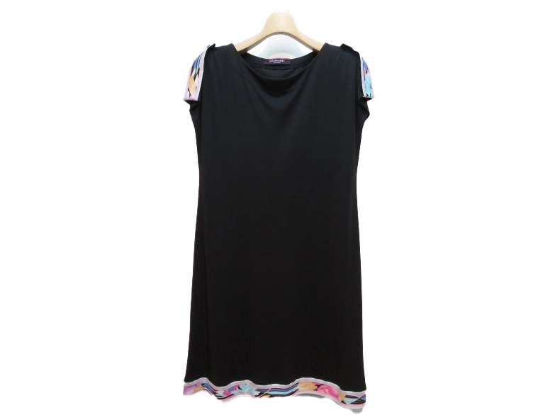 LEONARD レオナール カンカンワンピース レディース1 ブラック