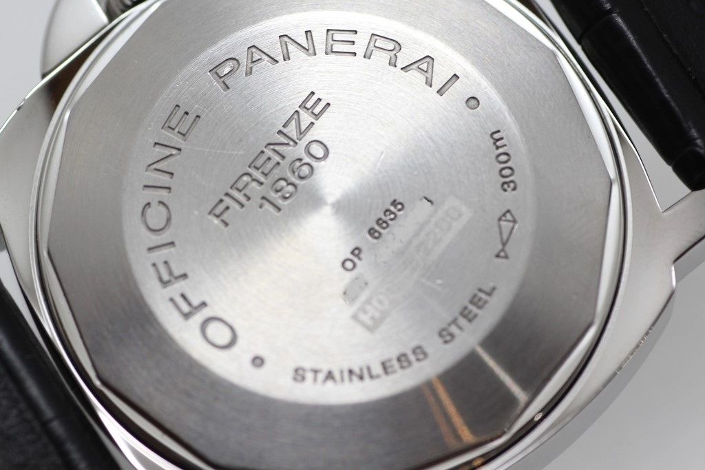 PANERAI パネライ 腕時計 2008年並行品 ルミノール パワーリザーブ PAM00090 ブラック文字盤 ステンレス／アリゲーター 自動巻【471】