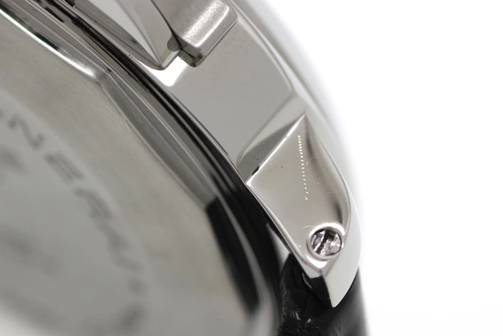 PANERAI パネライ 腕時計 2008年並行品 ルミノール パワーリザーブ PAM00090 ブラック文字盤 ステンレス／アリゲーター 自動巻【471】