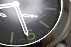 PANERAI パネライ 腕時計 2008年並行品 ルミノール パワーリザーブ PAM00090 ブラック文字盤 ステンレス／アリゲーター 自動巻【471】