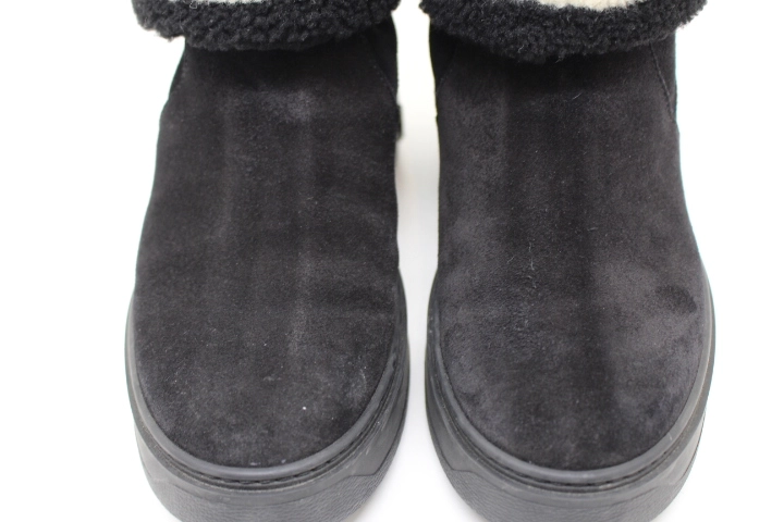 LOUIS VUITTON　ルイヴィトン　ムートンブーツ　スノードロップライン　レディース35　ブラック　スエード　2147100487756　【432】