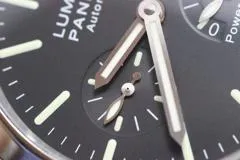 PANERAI パネライ 腕時計 2008年並行品 ルミノール パワーリザーブ PAM00090 ブラック文字盤 ステンレス／アリゲーター 自動巻【471】