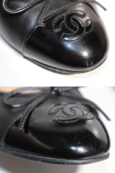 CHANEL シャネル フラットパンプス A02819 レディース35ハーフ