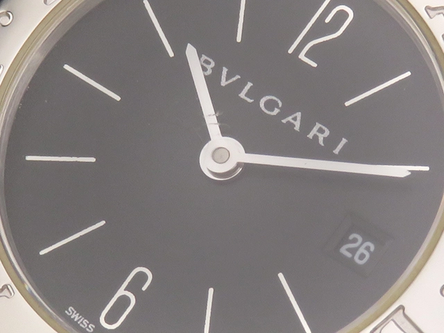 BVLGARI ブルガリ　ブルガリ　ブルガリ　BB26SS　ステンレススチール　ブラック文字盤　クオーツ　レディース時計　2148103888885【207】